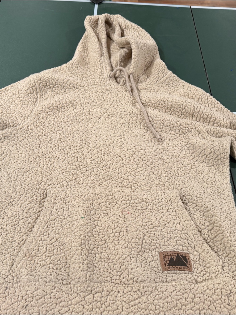 Brooklyn Cloth Sherpa Hoodie in Cream
